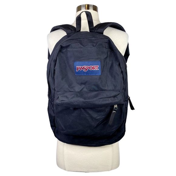 Jansport Bags Jansport Black Canvas Backpack Poshmark